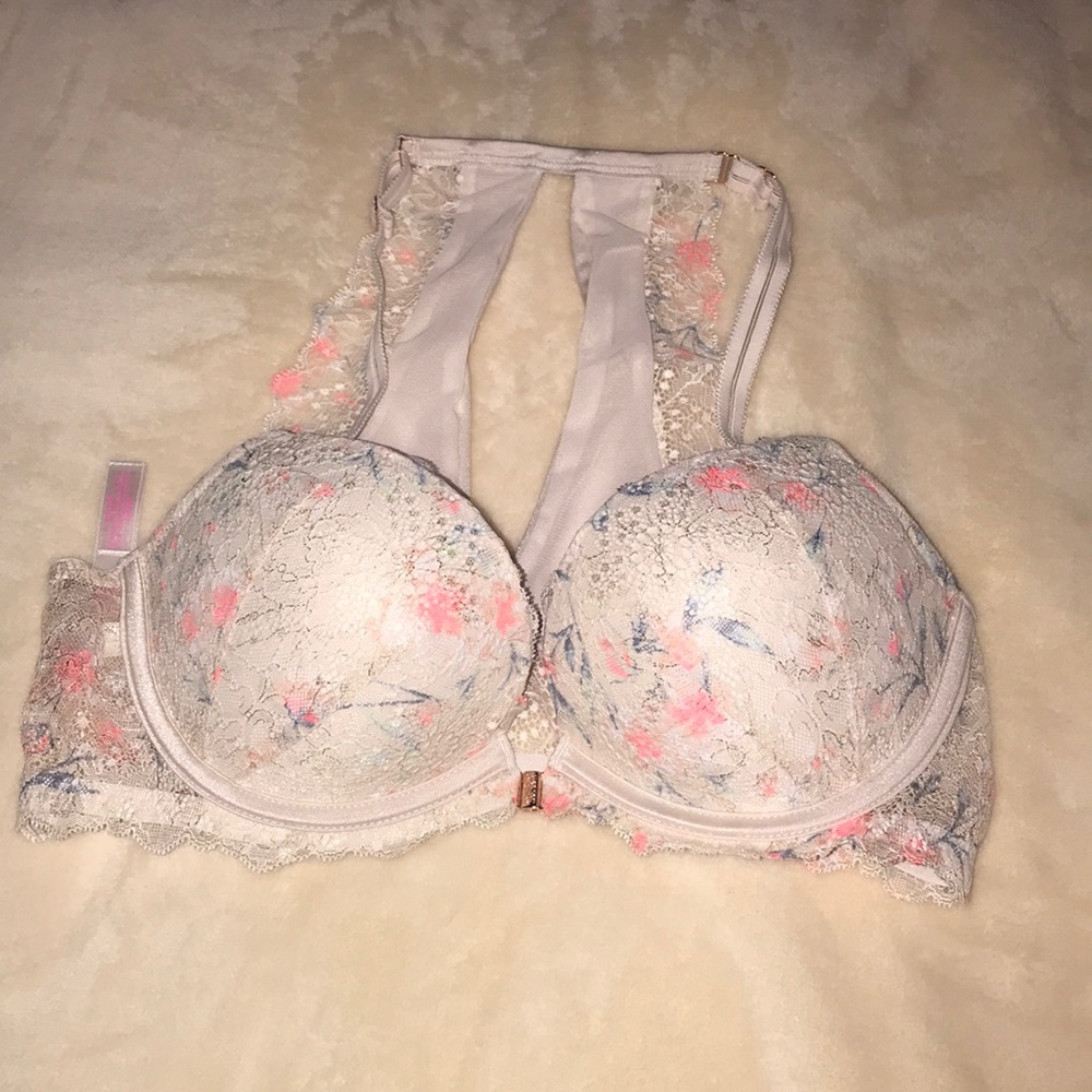 Pink VS racerback push-up bra Size: 32C